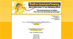 Desktop Screenshot of adexchangepower.com