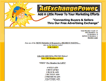 Tablet Screenshot of adexchangepower.com
